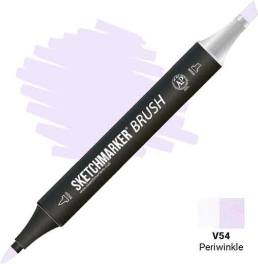 

Маркер художественный Sketchmarker Brush Двусторонний V54 SMB-V54 (барвинок)