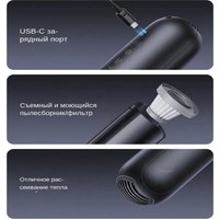 Автомобильный пылесос Baseus A0 Pro C30466500111-00 (черный)