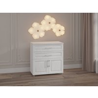 Тумба Премиум Валенсия №1 (белый/скала айс)