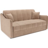 Диван Мебель-АРС Давос ППУ 180x200 см M2-111-10 (бежевый Luna 061)