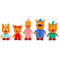 Конструктор Полесье Макси - Три кота. Путешествие на поезде 94937