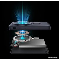 Внешний аккумулятор Baseus Magnetic Bracket Wireless Fast Charge 10000mAh PPCX080005 (сиреневый)