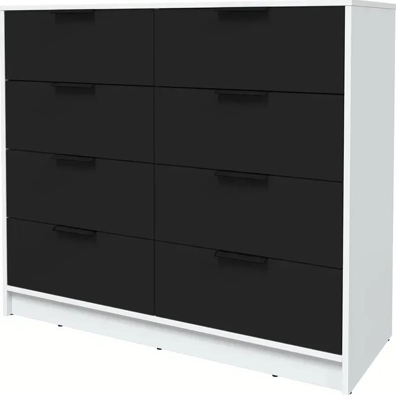 

Комод Интерлиния Концепт КТ-К117 Глосс (белый платинум/черный)