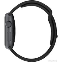 Умные часы Apple Watch Sport 42mm Space Gray with Black Sport Band (MJ3T2)