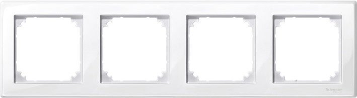 

Рамка Schneider Electric Merten System M MTN478419 (белый)