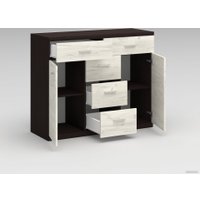 Комод Миркомодоф Милтон 16 (венге луизиана/дуб крафт белый)