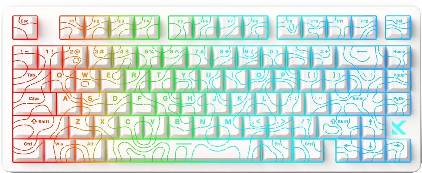

Клавиатура MCHOSE Jet 75 Hall Effect White Topographic (Kailh Magnetic God Switch)
