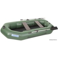 Моторно-гребная лодка Лоцман Профи 300 (зеленый)