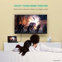 Кабель Ugreen DP102 10244 DisplayPort 1.2 - DisplayPort 1.2 (1 м, черный)