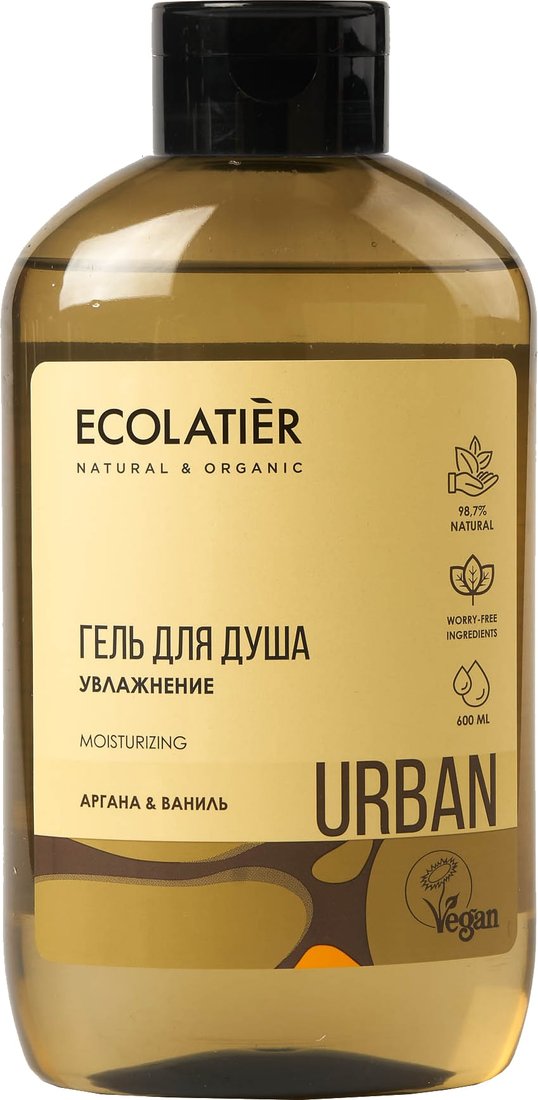 

Ecolatier Гель для душа Urban увлажнение аргана и ваниль 600 мл