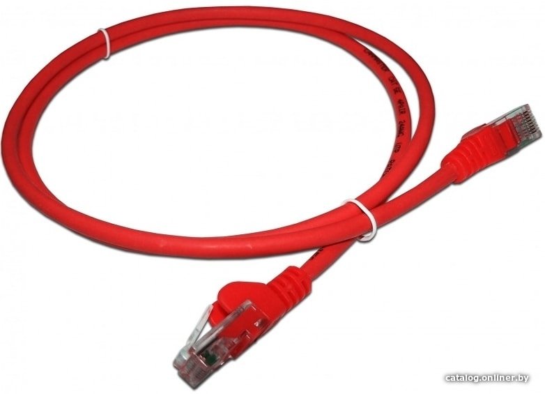 Кабель Lanmaster LAN-PC45/U5E-10-RD