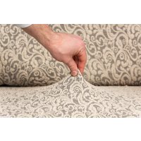 Пледы, покрывала Софатэкс Стандарт КПО-7 Венеция с оборкой 00941 (ваниль)