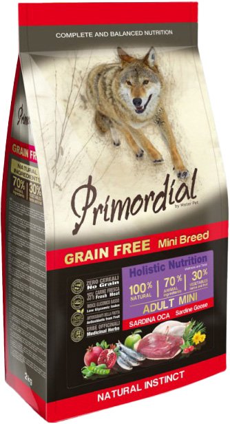 

Сухой корм для собак Primordial Dog Mini Adult Sardine & Goose MSP7502 2 кг