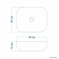 Умывальник Teymi Solli 50 Artceramic (белый) в Гомеле