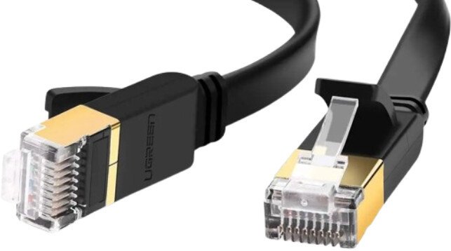 Кабель Ugreen NW106 11265 RJ45 - RJ45 (10 м, черный)