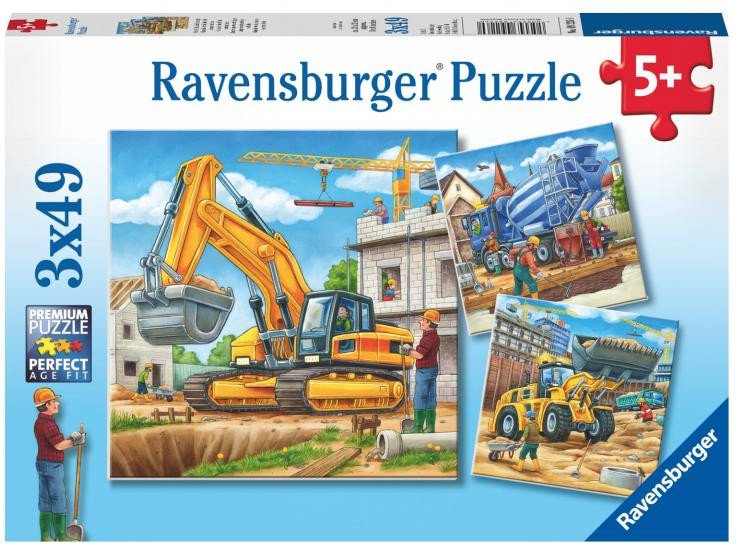 

Набор пазлов Ravensburger Большие строительные машины R09226 (147 эл)