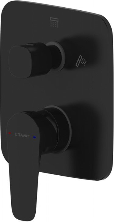 

Смеситель без скрытого механизма Bravat Source PB8173218BW-2-ENG
