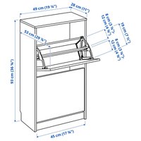 Тумба для обуви Ikea Bissa 70530256