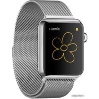 Умные часы Apple Watch 42mm Stainless Steel with Milanese Loop (MJ3Y2)