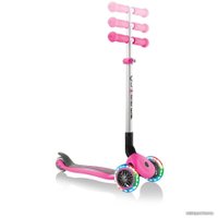 Трехколесный самокат Globber Primo Foldable Lights (розовый)