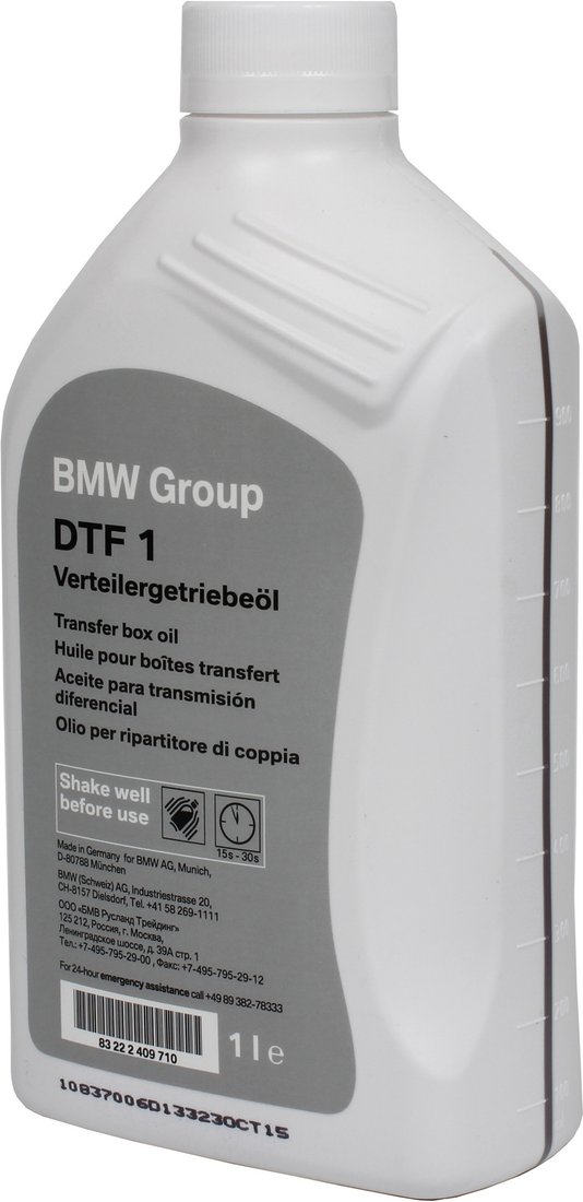 

Трансмиссионное масло BMW DTF 1 1л