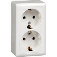 Розетка Systeme Electric Хит RA16-238I-B (белый) в Бресте