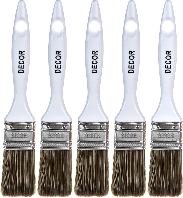 

Кисть малярная Decor Profi 730-038.21 (5 шт, 35х15мм)