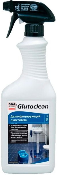 

Средство универсальное Pufas Glutoclean дезинфицирующий очиститель (750 мл)