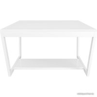 Журнальный столик Мебелик BeautyStyle 1 (белый глянец/стекло белое) в Бресте