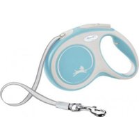 Поводок-рулетка Flexi New Comfort в новом дизайне М лента 5 м (светло-голубой)
