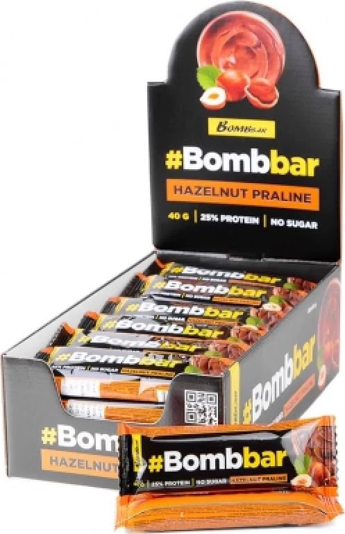 

Протеиновый батончик Bombbar Фундучное пралине в шоколаде (40 г)