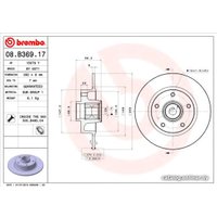  Brembo 08B36917