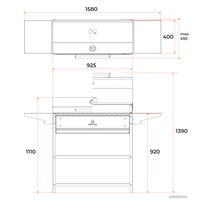 Мангал для дачи Gratar Professional Optima BBQ POBn 3001