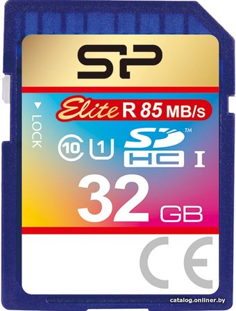 Карта памяти Silicon-Power Elite SDHC SP032GBSDHAU1V10 32GB