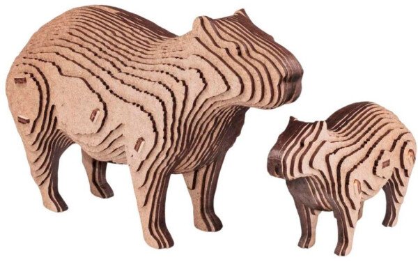 

3Д-пазл Eco-Wood-Art Капибара - копилка