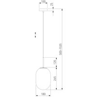 Подвесная люстра Евросвет 60161/1 (латунь)