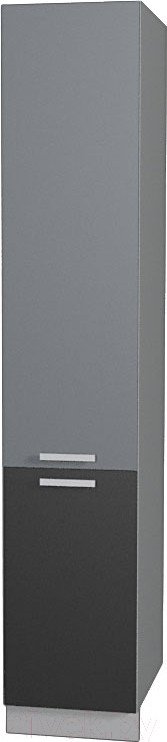 

Шкаф-пенал Интерлиния Мила Лайт НШП-№2-2145 (серебристый/антрацит)