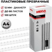 Office A4 12 мм 100 шт 255090 (прозрачный)