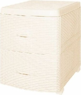 Комод Violet Ротанг 035526 (слоновая кость)