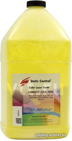 Тонер Static Control для CLP-506/504 (Odyssey) (желтый) 1 кг
