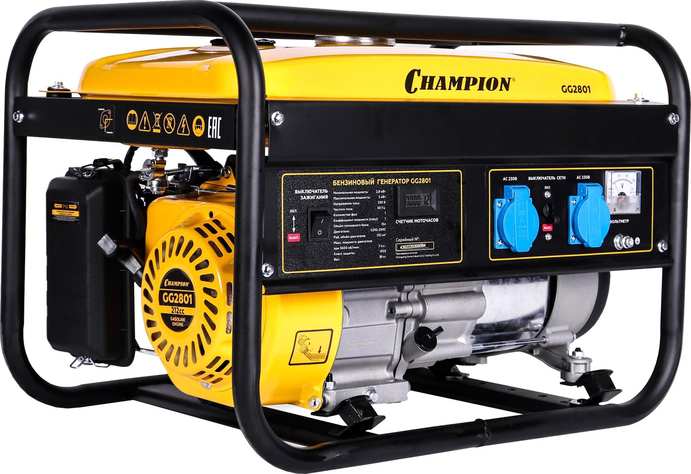 

Бензиновый генератор Champion GG2801