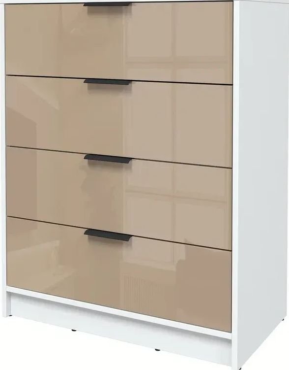 

Комод Интерлиния Концепт КТ-К80 Глосс (белый платинум/капучино глянец)