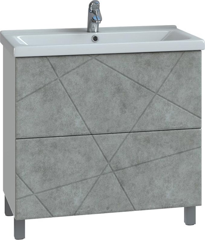 

Vigo Тумба под умывальник Geometry 800-0-2 9696 (бетон)