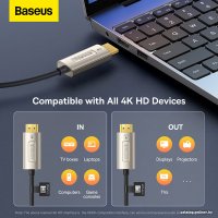 Кабель Baseus High Definition HDMI - HDMI (15 м, черный)