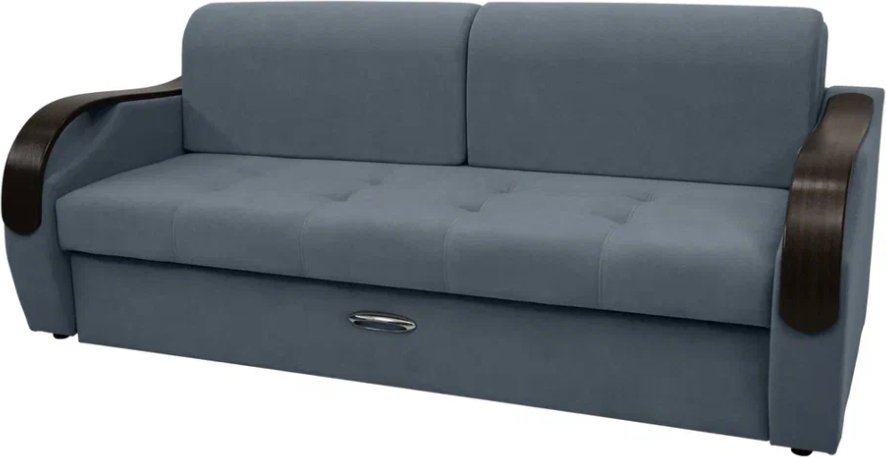 

Диван Сириус Лидер-6 НПБ 225x110 (Eva 10 велюр серый)