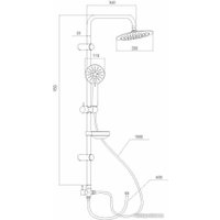 Душевая система  Gross Aqua Delta GA9007