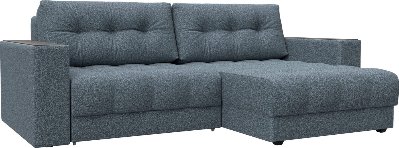 

Угловой диван Лига диванов Лига-049 НПБ универсальный 128483 (велюр Ness 12 серый)