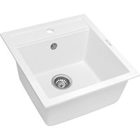 Кухонная мойка ZorG Como 46 (белый камень)