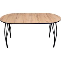 Кухонный стол Arvento Флок 2 раздвижной овал 110-140х70 (дуб вотан)