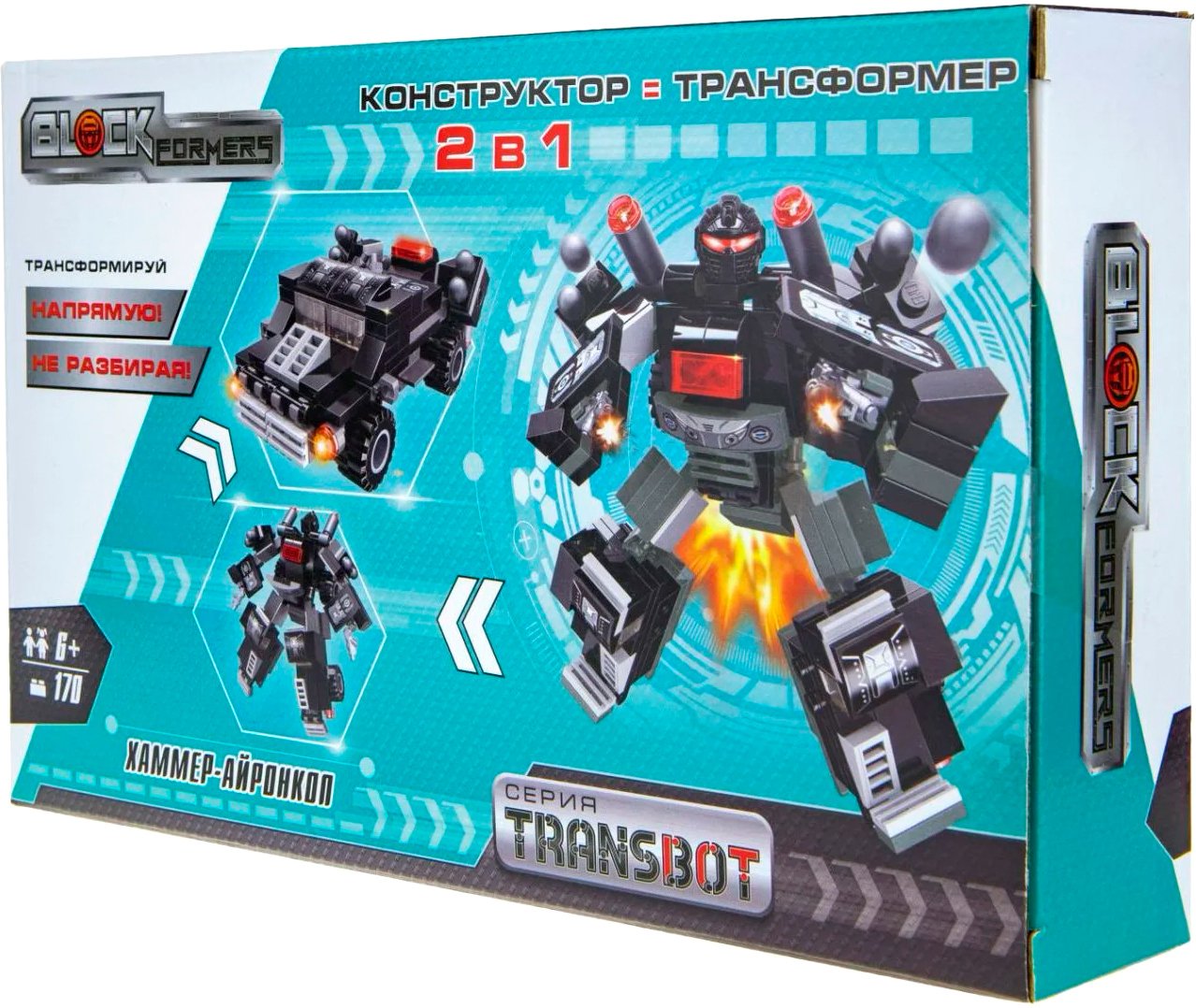 

Конструктор 1toy Blockformers Transbot Т19872 Хаммер-Айронкоп